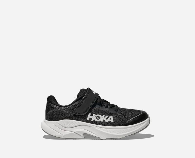 HOKA Rincon 4 Schuhe für Kinder in Black/White Größe 32K | Straße