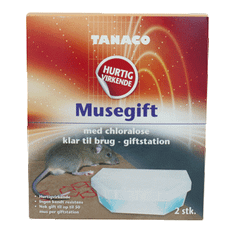 Musegift med Chloralose