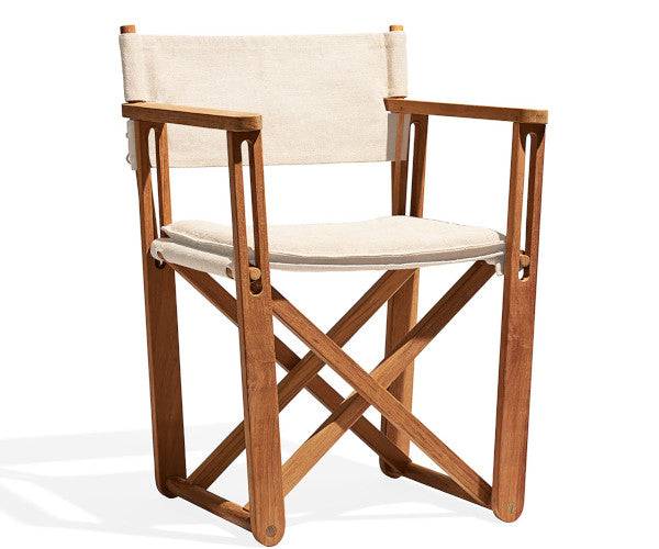 Skargaarden Kryss Spisestol - Outdoor - Flere Farver - Beige Papyrus sunbrella