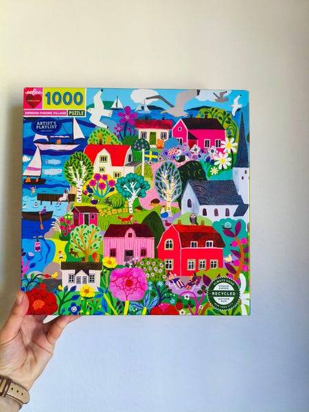 Pussel "Swedish Fishing Village" 1000 bitar