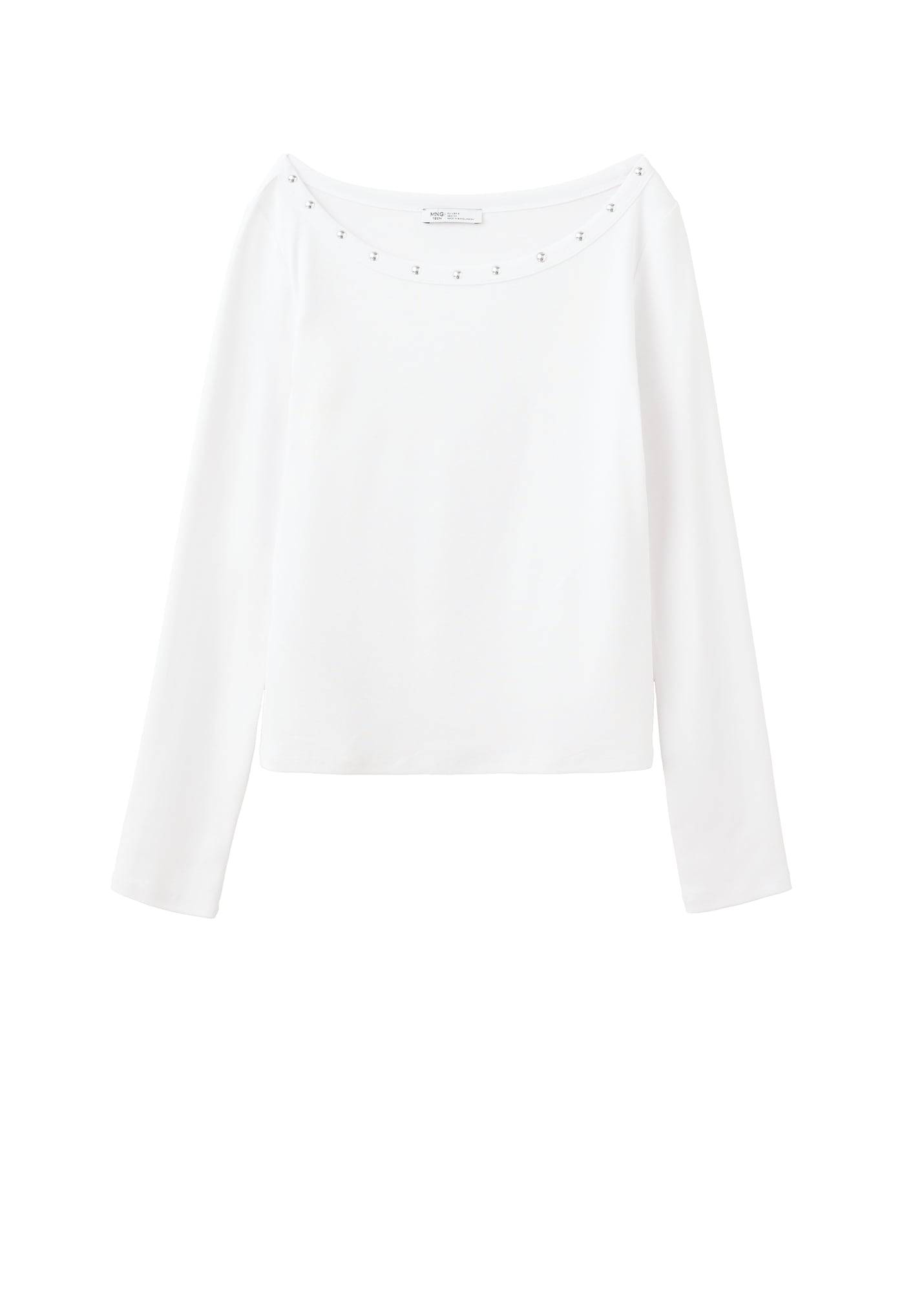 MANGO TEEN Shirts 'NIEVE'  hvid