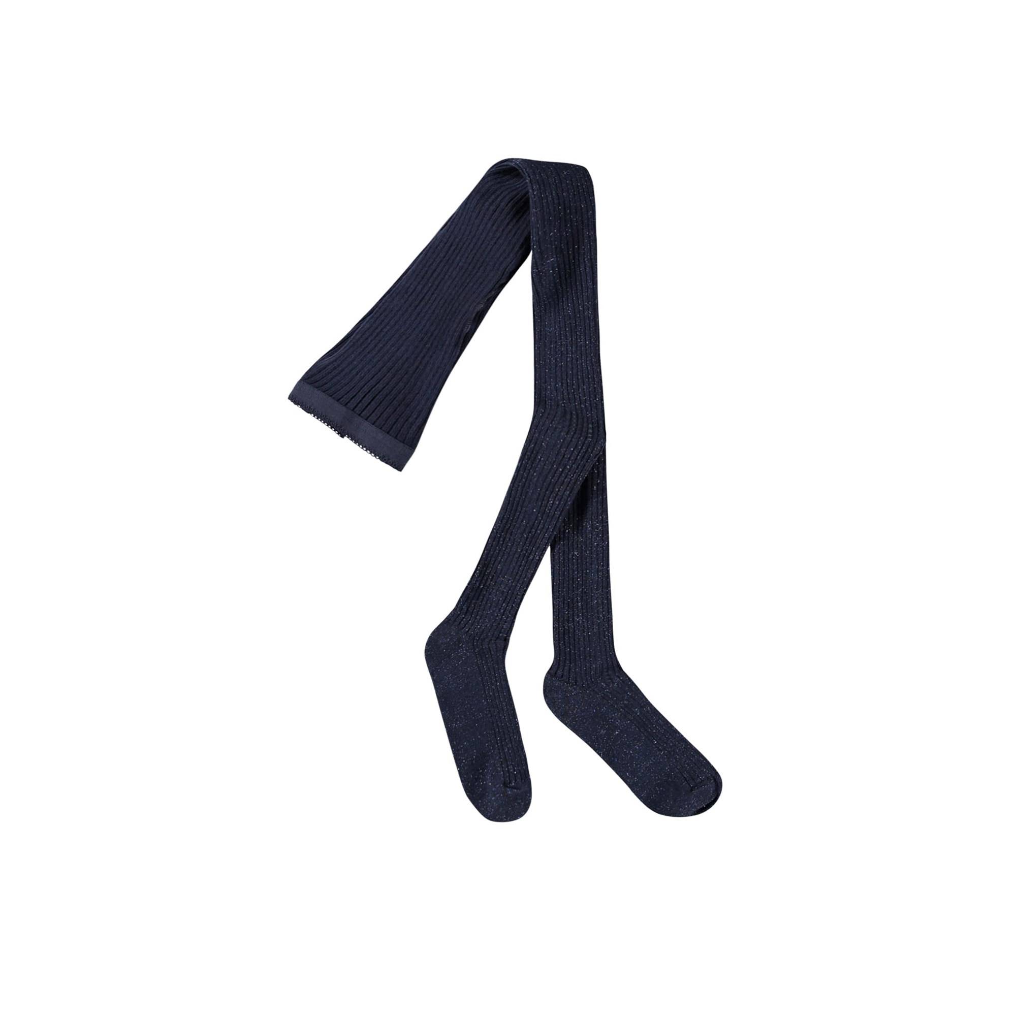 Molo - Strumpbyxor Glitter Rib - Blå (Str. 158-164)