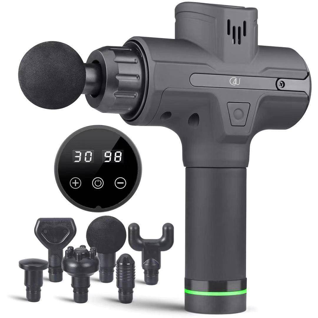 Portabel Massagepistol LCD Touch skärm 30 intensiteter C4U®