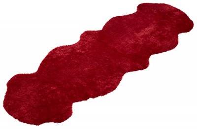 SKANDILOCK - AUSSIE DOPPIO, KORTHÅRIG FÅRSKINNSFÄLL  190X60 CM (Färg: Ruby)