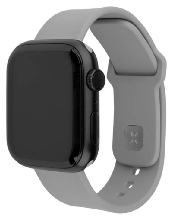 Fixed Sporty Silikone Urrem til Apple Watch - 42/44/45/46mm - Lysegrå
