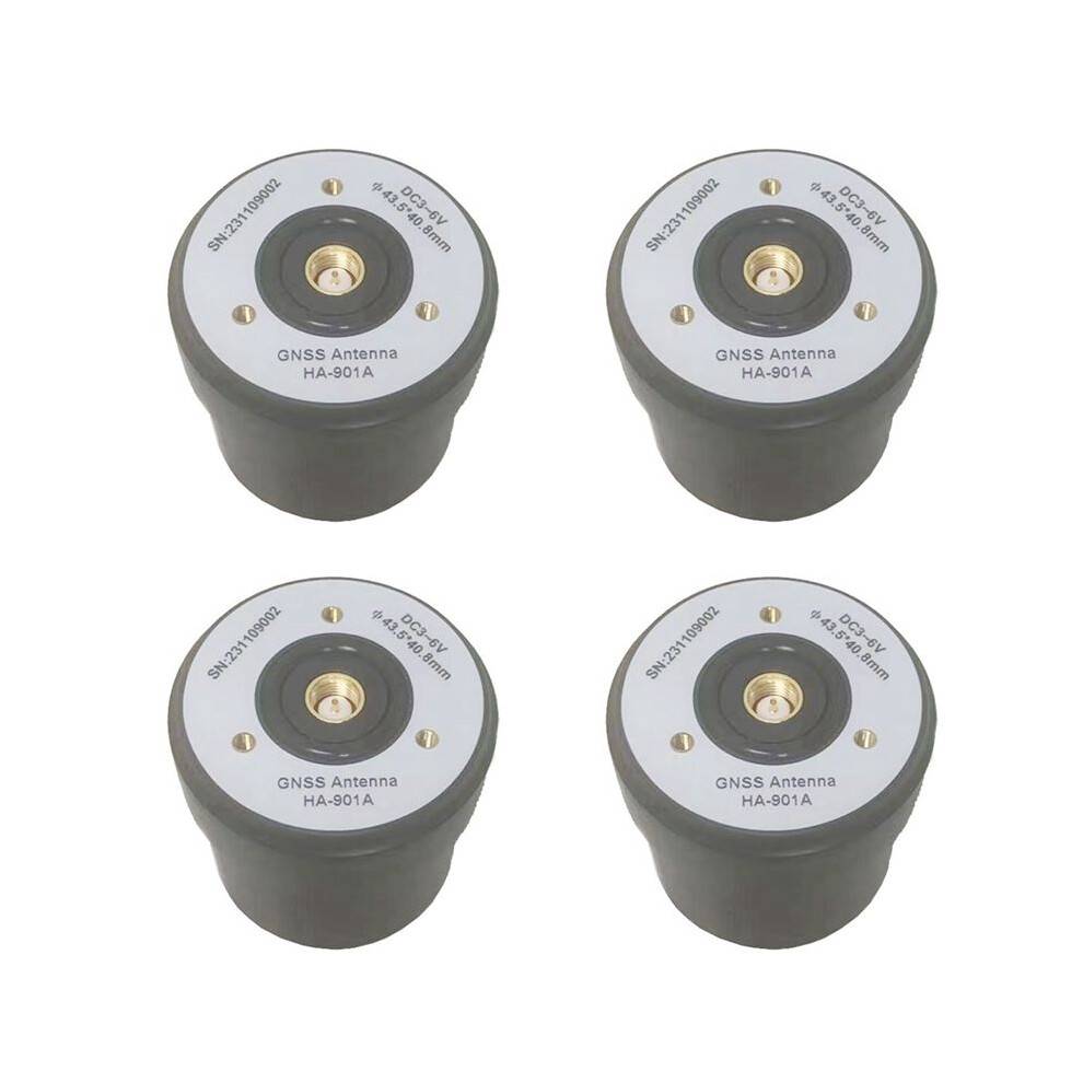 4X Quadrifilar Helix Multi-Satellite Multi-Frequency Spiral Antenna GPS BDS GLONASS L-Band Active UAV RTK
