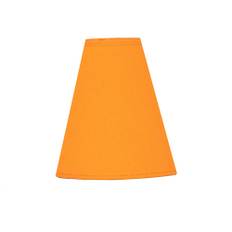 Lampeskærm Kegleformet 9x22x20 Orange L-E14