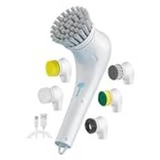 Electric Scrubber, Handheld Cleaning Brush, Power Scrubber Mop, Rechargeable Cleaning Brush, Scrubber Brush Heads, Powerful Cleaning Performance For Wall Bathtub Window Kitchen Sink Shoes