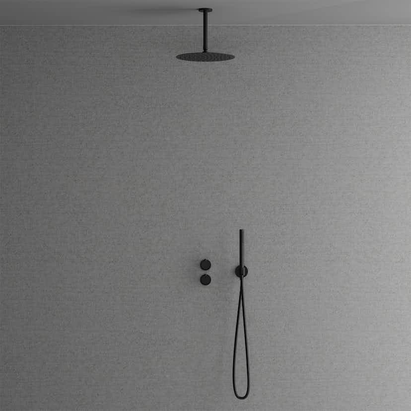 Takduschset Scandtap Steel Harmonized 2Z för Inbyggnad