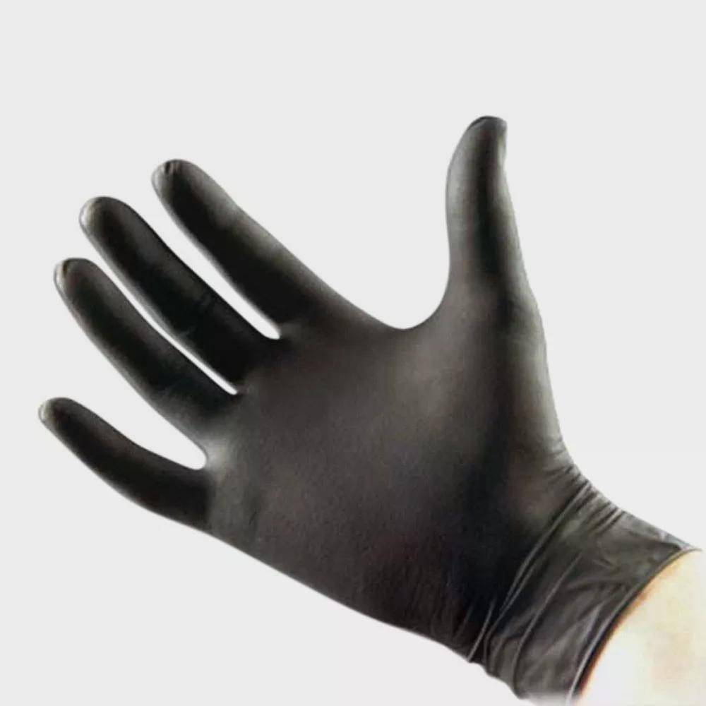 Puderfria Nitrilhandskar Svart S 200-pack