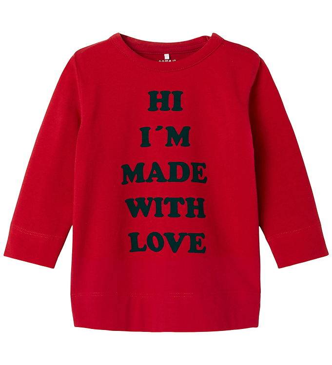 Name It Bluse NbfLaba - Salsa m. Print - Name It - 68 - Bluse