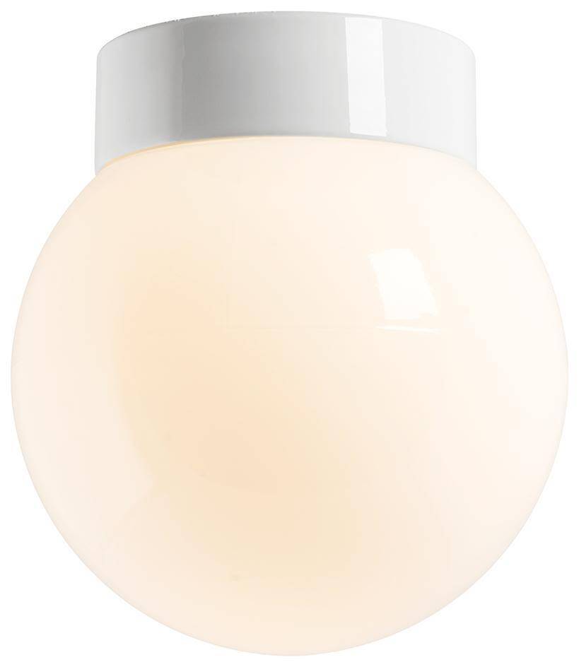 Ifö CLASSIC GLOBE Takarmatur Blank vit