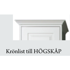 Krönlist Bjöbo Badrum Passande Spegel, Spegelsskåp, Högskåp: Högskåp / Svart matt