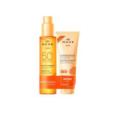 Nuxe Set : Sun Anti-Ageing Tanning Oil SPF 50