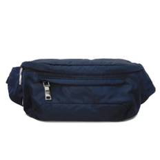 Prada Vintage, Pre-owned, Herre, Blå, ONE SIZE, Uld, Pre-owned Canvas skuldertasker