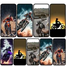 for Samsung Galaxy S24 S23 iPhone 16 15 14 Xiaomi Redmi Note 13 12 11 10 Plus 9 Pro Max X XR Phone Case Motorcycle Mobile Moto Cross OPPO Huawei Cover for Samsung Galaxy S22 Ultra ceil färg