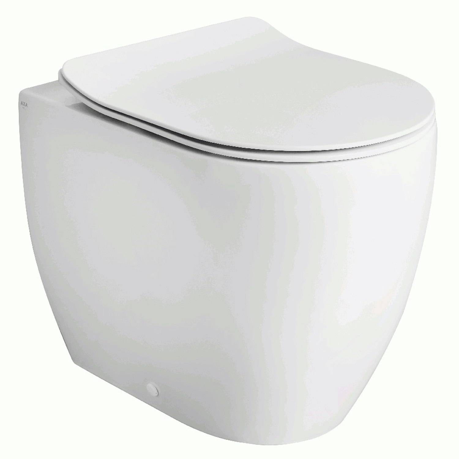 Toalettstol Lavabo Glomp BTW Rimless Golvstående Vit