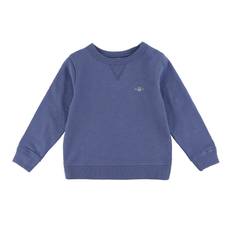 GANT Sweatshirt - Shield Slump - Dusty Marinblå - GANT - 3-4 år (98-104) - Sweatshirt