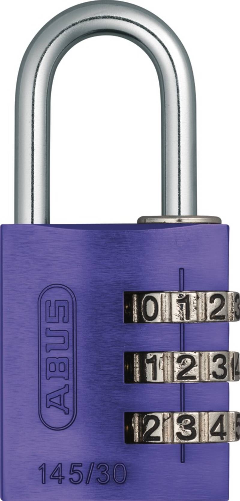 ABUS Abus hængelås m/kode 145/30 Lilla