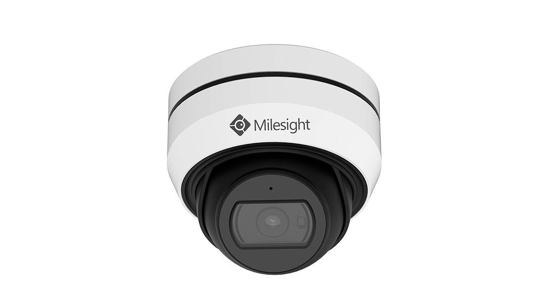 Milesight AI mini-dome IP-kamera, 4,0MP, 2,8mm, FOV 106°, 25m IR, IP67/IK10