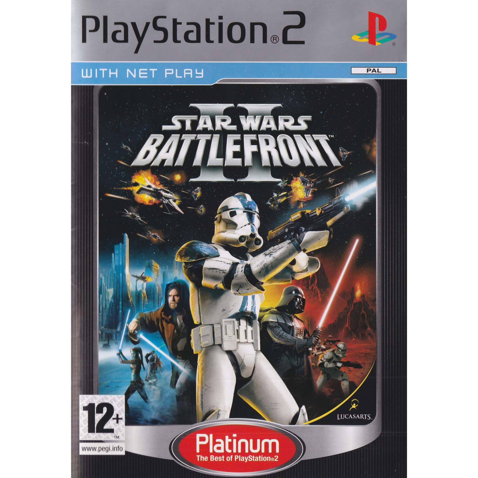 Star Wars Battlefront II Playstation 2 PS2 Platinum (Begagnad)