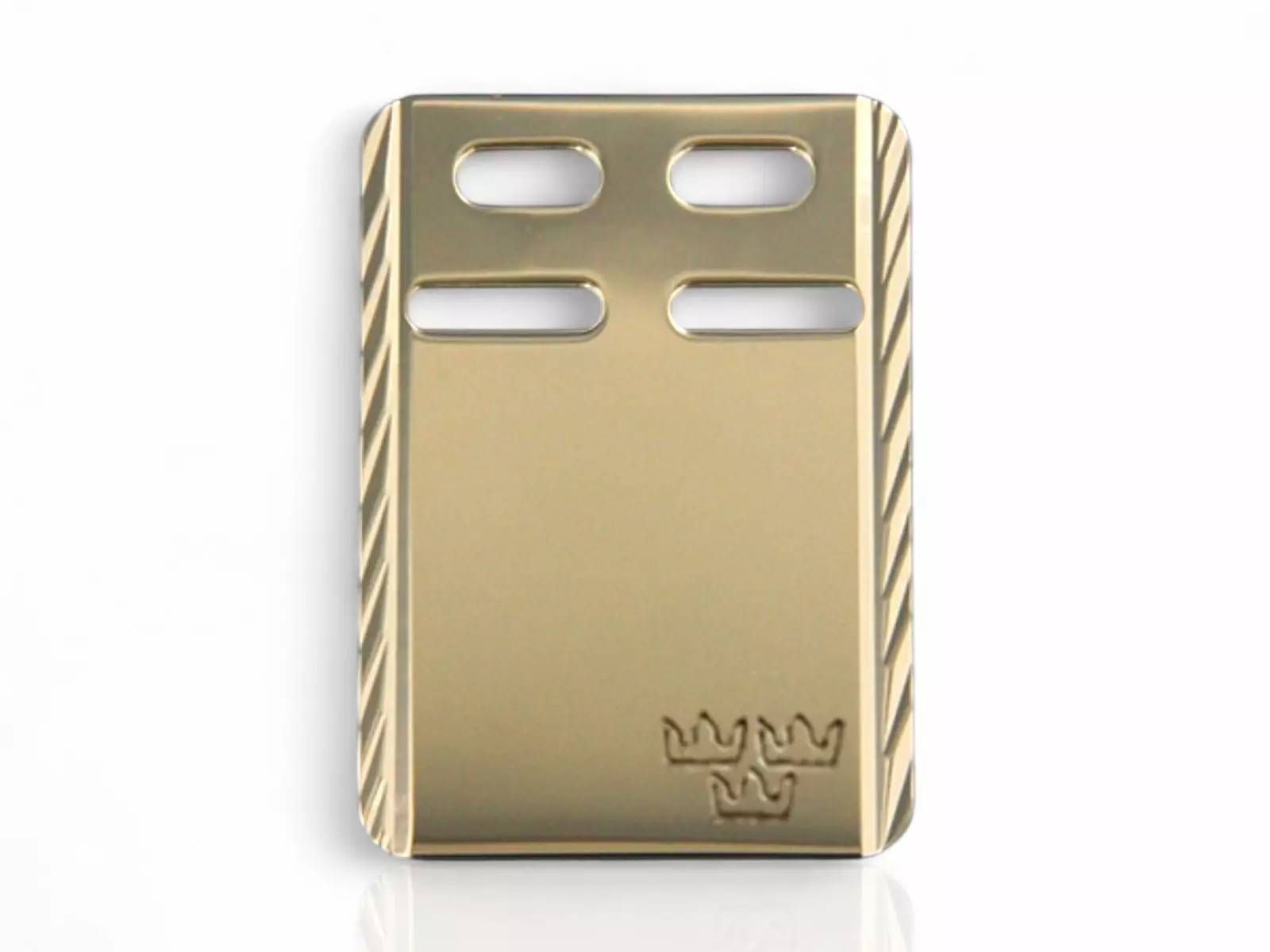 ID-Bricka Facetterad 18k 27mm