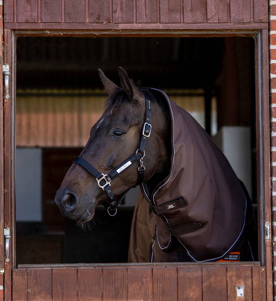 RBH SPORT dækkenhals 1200D 50g - Dark Nougat - Dark Nougat / xlarge