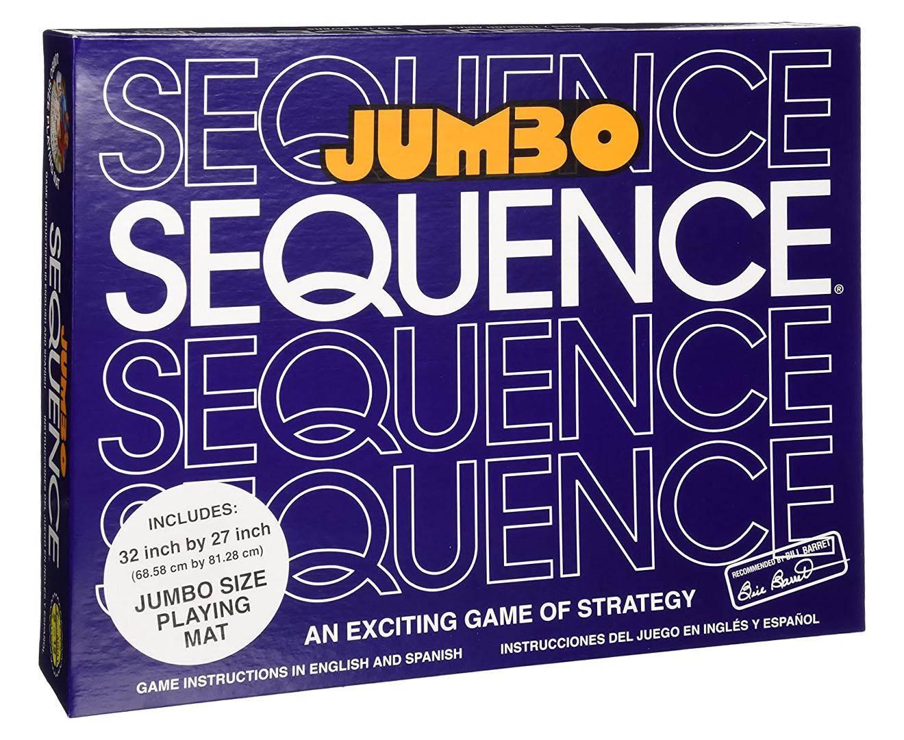 Sequence Jumbo Edition - Familjens Brädspel blue