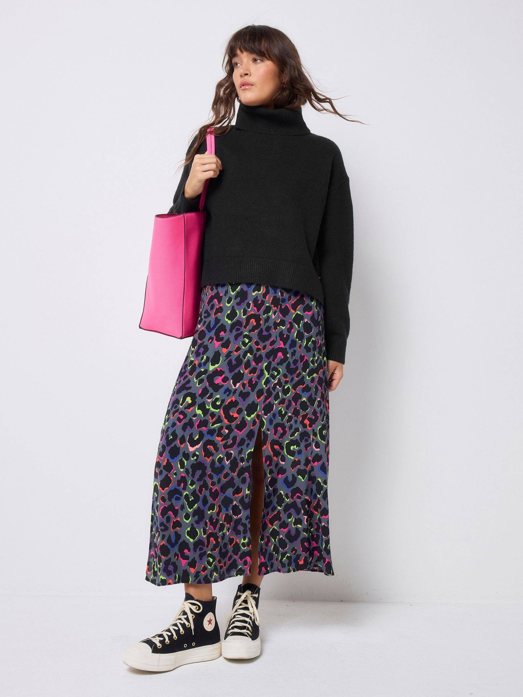 SCAMP & DUDE SCAMP & DUDE Black Knitted Turtle Neck Jumper