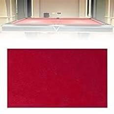 7 fot rött biljardbord filt för inomhus sport spelbord 4 färger tillgängliga snookerduk för 2,1 m/2,4 m/2,7 m/10 fot bord