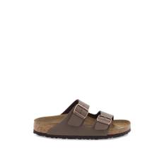 Birkenstock, Sko, Dame, Brun, 43 EU, Læder, Arizona Slides med smal pasform