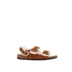Birkenstock, Sko, Herre, Brun, 39 EU, Uld, Milano Sandaler