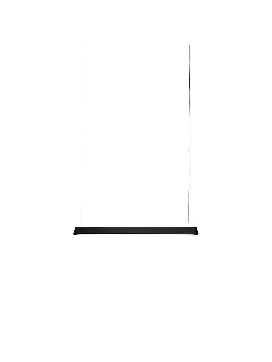 Linear Pendant Lamp 87,2 cm, black fra Muuto - Jacobsen Plus