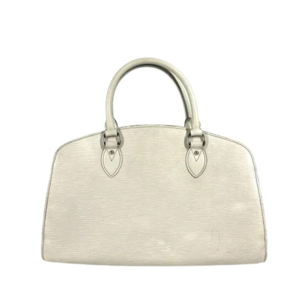 Louis Vuitton Vintage Pre-owned Vintage Boston Bag - Vintage - Dame - Hvid - ONE SIZE - Læder