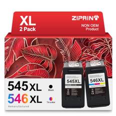 ZIPRINT 545xl 546xl Multipack Ersatz für Canon druckerpatrone 545 546 XL PG-545XL CL-546XL für Canon PIXMA TS3350 TR4550 TS3150 MG2550 MG2950 TS3151 TR4500 MX495(Schwarz,Farbe)