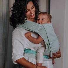 Fly Tai - Mei Tai Baby Carrier - Chevron - pastel mint - Baby