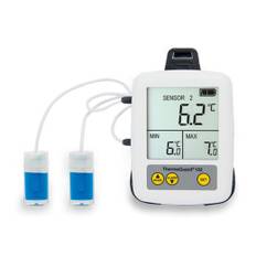 ThermaData WiFi Pharm, temperatur dataloggere med Glykol-prober, inkl. kalibrerings certifikat (Model: ETI-298-111-PHM)