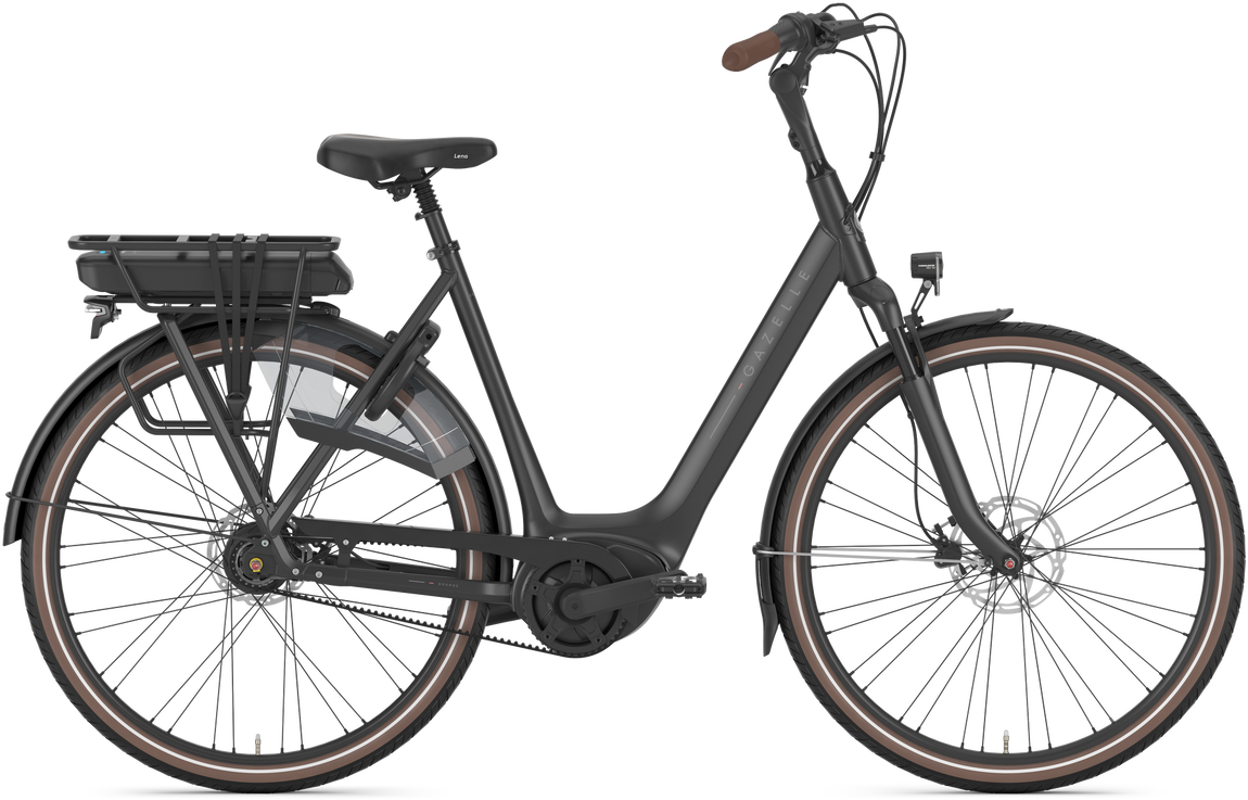 Gazelle Orange C8+ HMB Dame 2026 - Black - S/49cm
