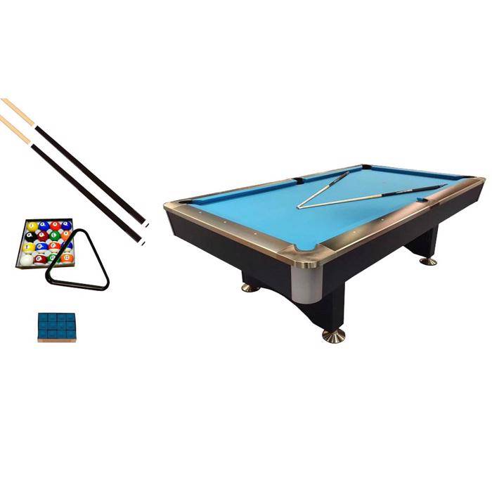 Duke Family Funpack 8 fods - poolbillard & tilbehørspakke - sort