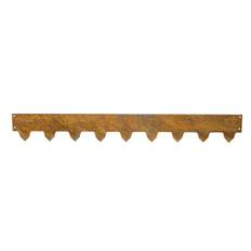 Rabattkant Stål Obehandlad 119 x 12 cm 3-pack