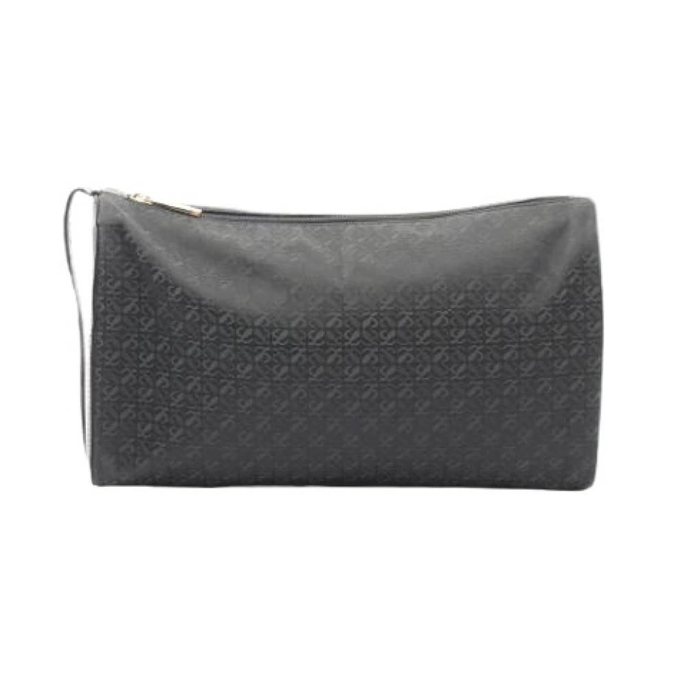 Loewe Pre-owned Pre-owned Canvas Clutch Bag - Vintage - Dame - Sort - ONE SIZE - Læder