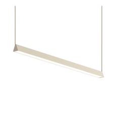 Lambert & Fils - Mile 04, Single mounting, Beige (fixture, wires, anchors), White canopy - Pendellampor - Guillaume Sasseville - Beige