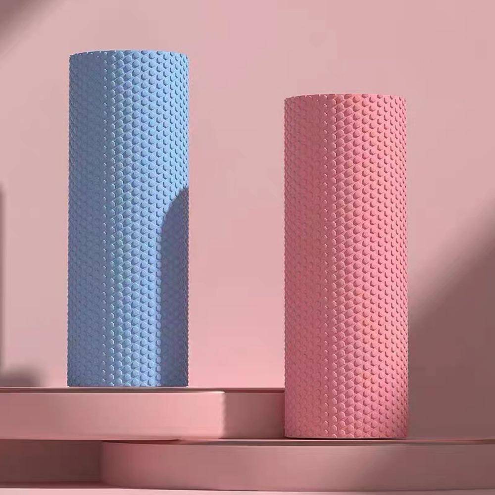 High Density Yoga Pilates Foam Roller EVA Foam Fitness Yoga Column Fitness blå