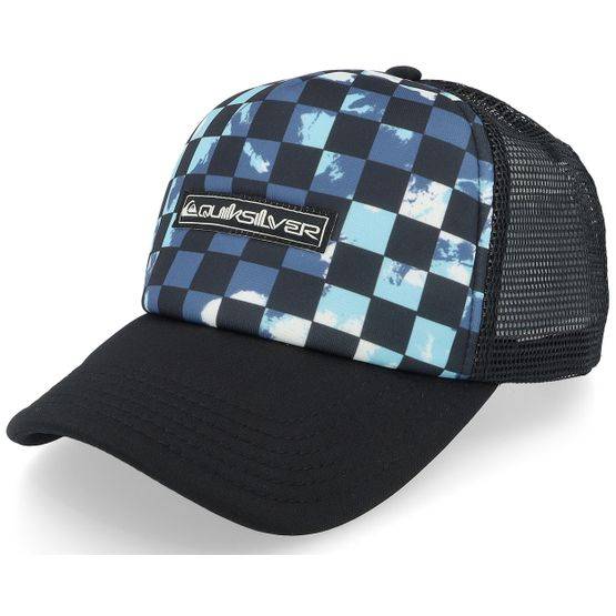 Quiksilver - Blå trucker Keps - Kids Vulture Coop Youth Bering Sea Trucker @ Hatstore