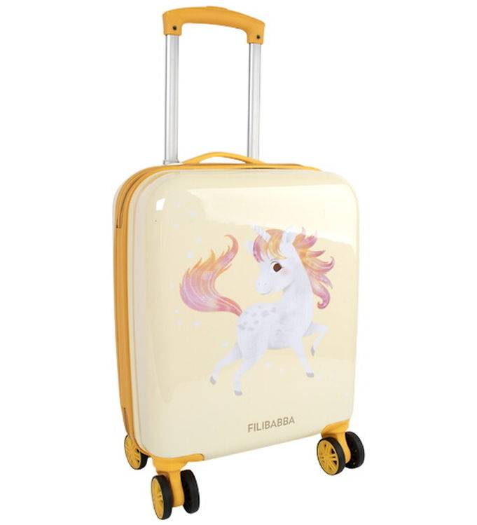 Filibabba Kuffert - Unicorn Shores - Yellow - Filibabba - OneSize - Kufferter