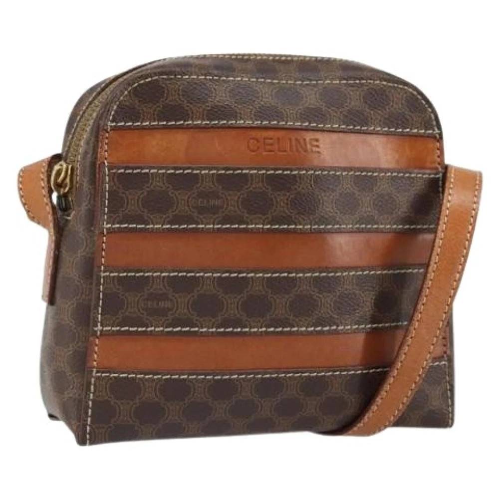 Celine Vintage Pre-owned Vintage Skuldertaske - Vintage - Dame - Brun - ONE SIZE - Uld