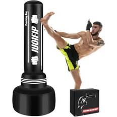 NZQXJXZ 180cm Schwerer Boxsack Erwachsene, Freistehender Boxsack Stehend Aufblasbarer Kickboxsack für Training MMA Muay Thai Fitness