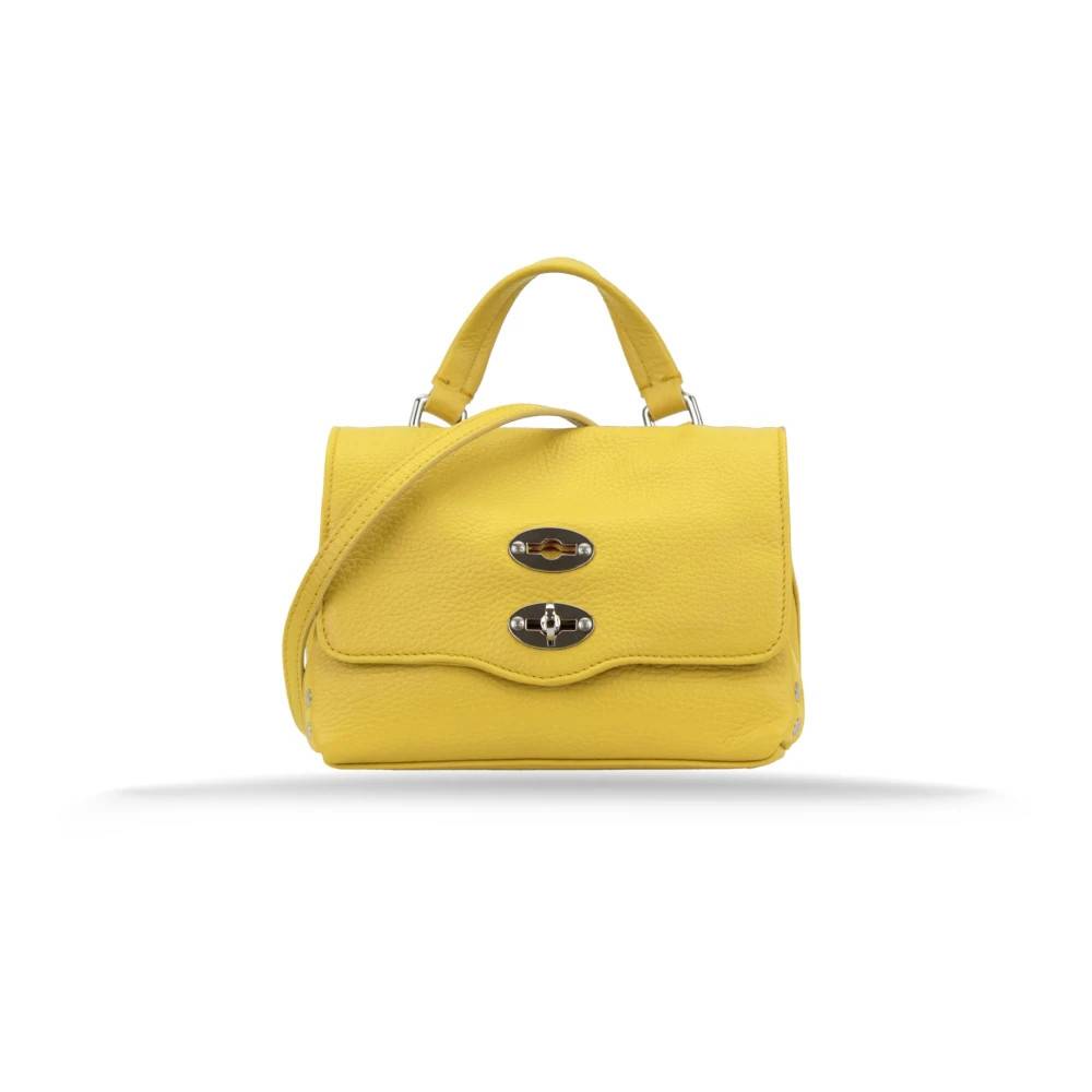 Zanellato Læder Skuldertaske Girello - Tasker - Dame - Gul - ONE SIZE - Uld