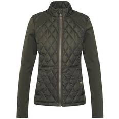 Barbour Edda Quilted Sweatshirt - Dame - Olive
