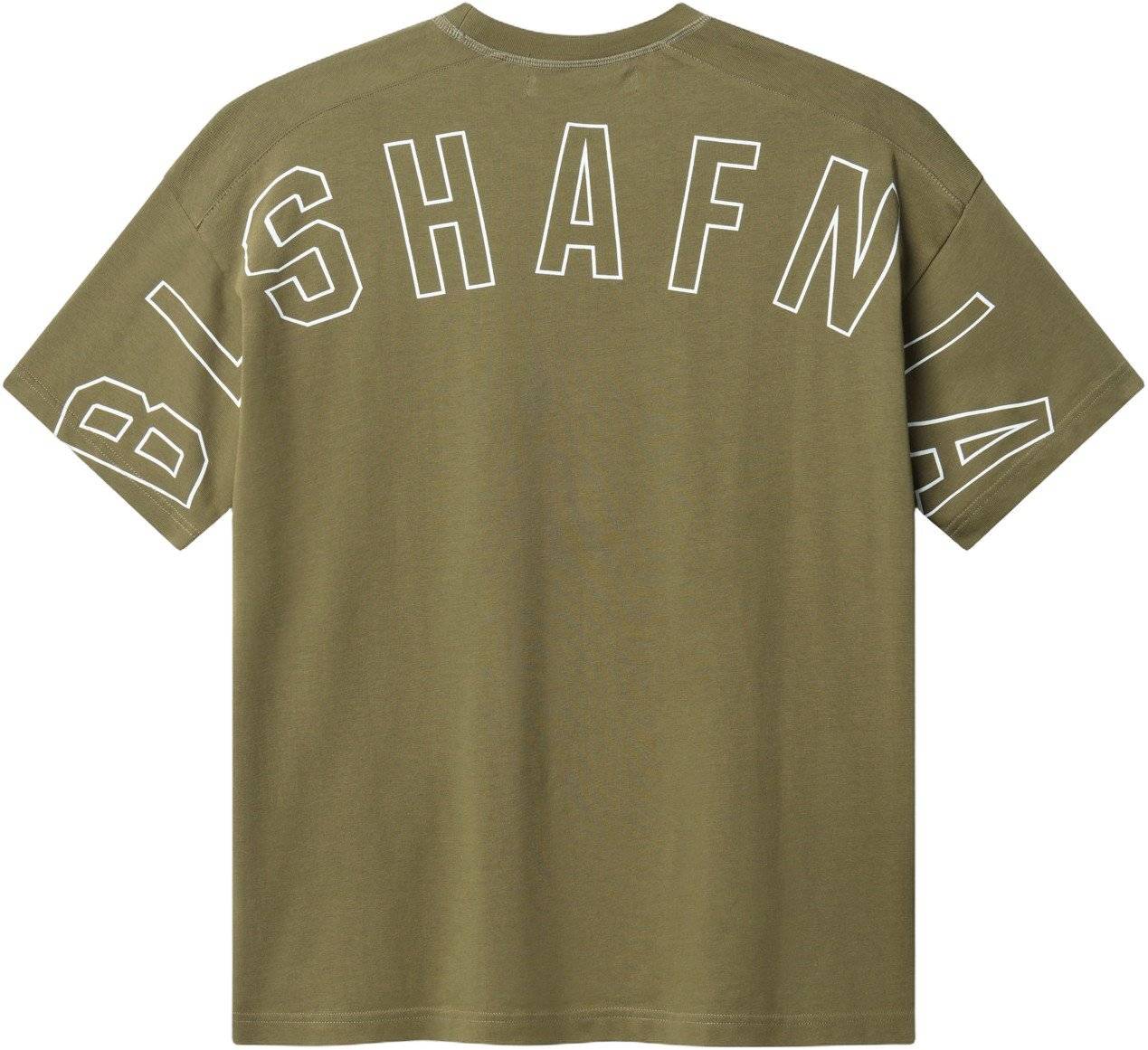 BLS Hafnia Coast 2 Coast Tshirt Mand Dark Olive Kortærmede T-shirts Str Small - Bomuld hos Magasin.